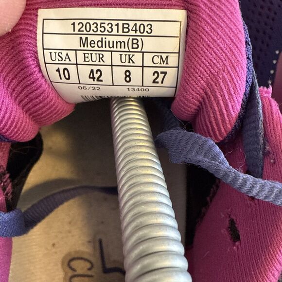 Brooks Adrenaline GTS 22 Running Shoes Sneakers Purple - Womens Size 10 B - Picture 8 of 11